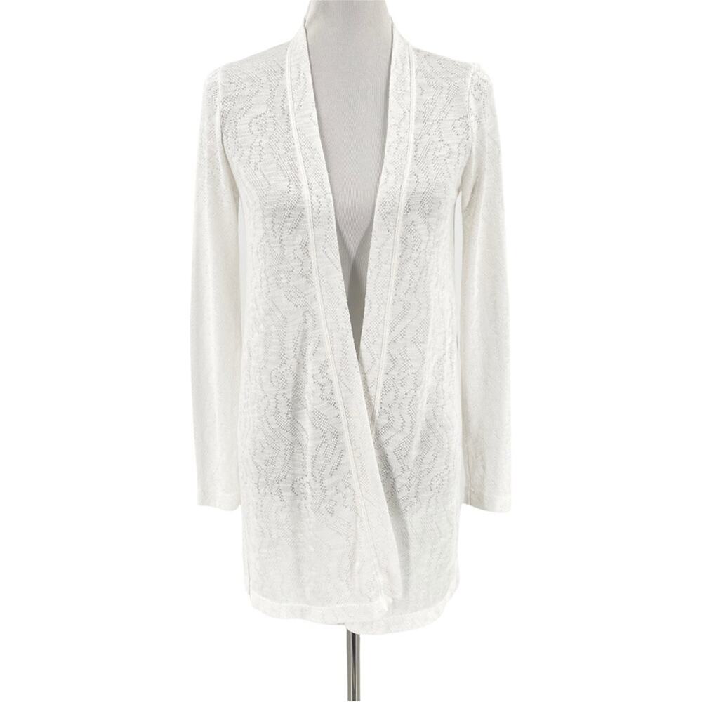 Mododoc Womens Lightweight Open Front White Cardi… - image 8